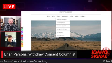 Brian Parsons: Withdraw Consent and being a conservative in eastern Idaho.