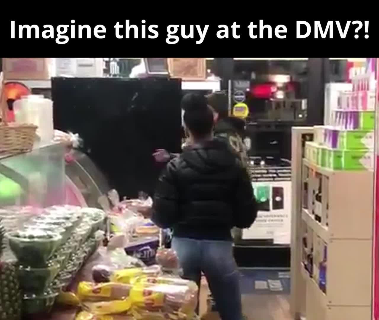 Imagine this guy at the DMV!?