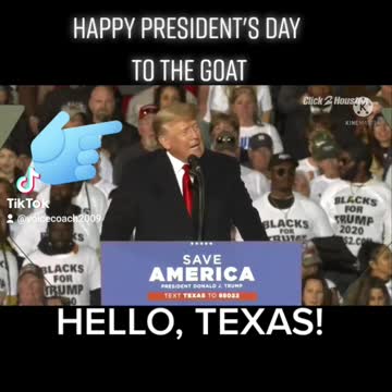 HAPPY PRESIDENT'S DAY TO THE GOAT
