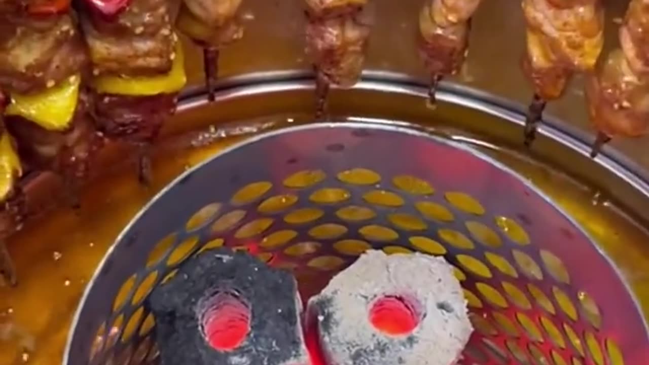 Skewers shashlik lovers' stove.