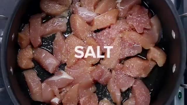 Delicious food making!Chicken Dinner.