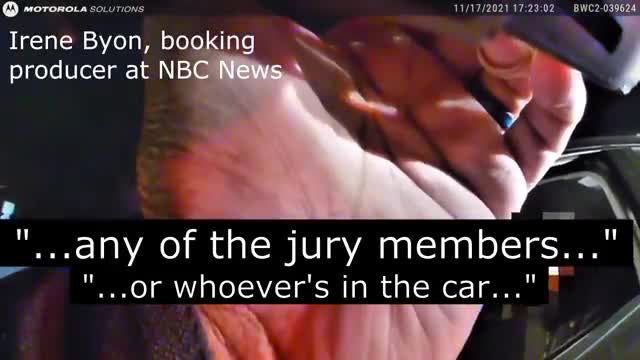 NBC caught following the jurors in the Kyle Rittenhouse case
