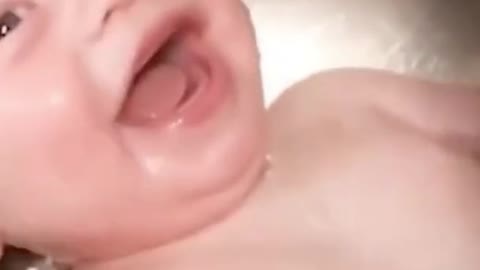 Funny baby videos playing