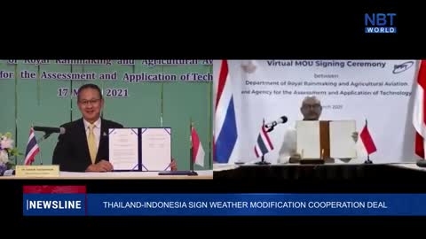 Thailand and Indonesia have signed a "weather modification deal" to control and change the weather.