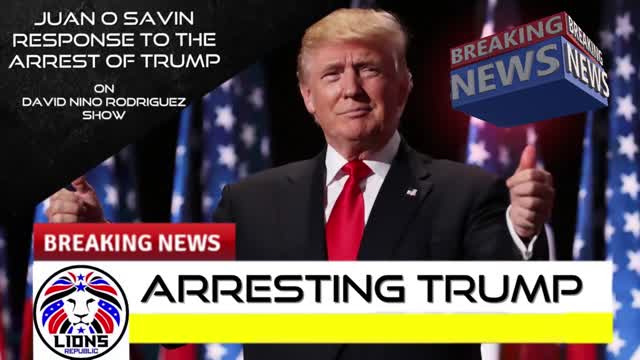 THEY ARE PLANNING TO ARREST TRUMP. ITS GOING TO GET VERY BAD