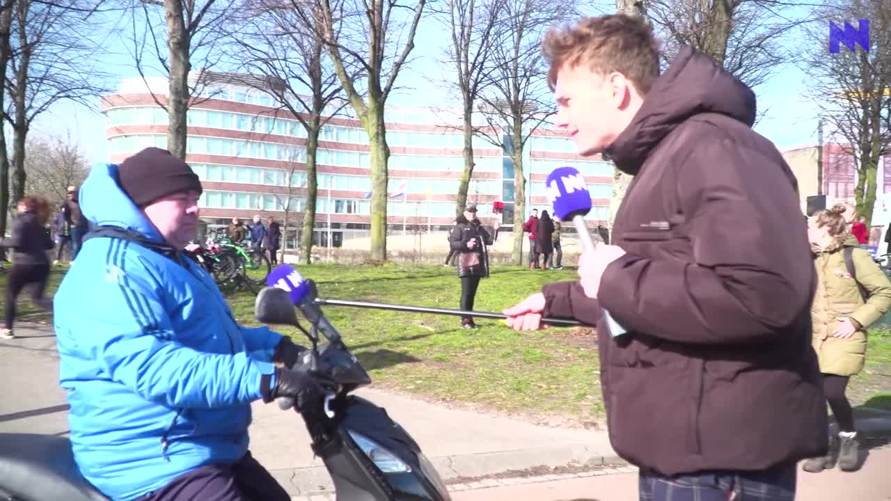 Police Beat Demonstrators From Malieveld In The Hague With Great Violence