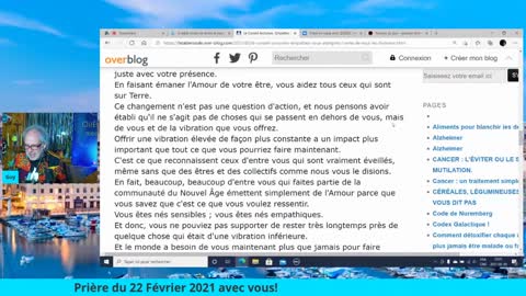 Prière du 22 Février 2021