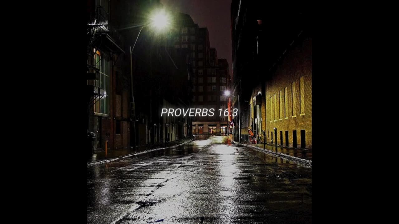 Proverbs 16:3