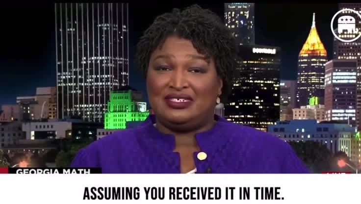 Stacey Abrams "I never denied the election".