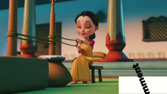 Little krishna animation video