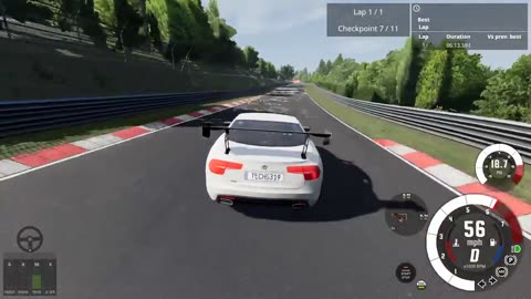 Beam NG drive (time trial mod nurburgring lap)