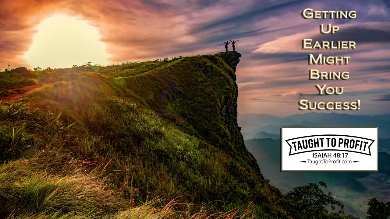 Getting Up Earlier Might Bring You Success