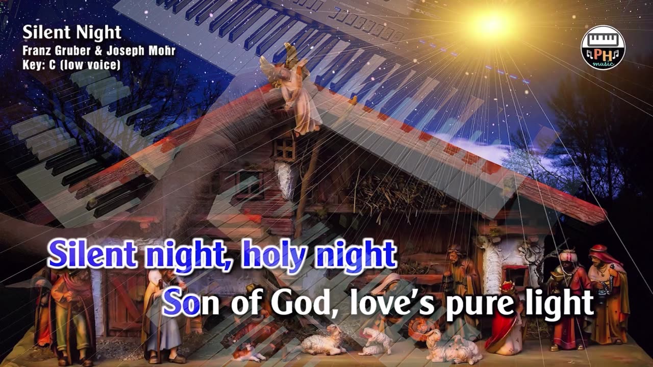 Silent Night with Backing Track & Lyrics