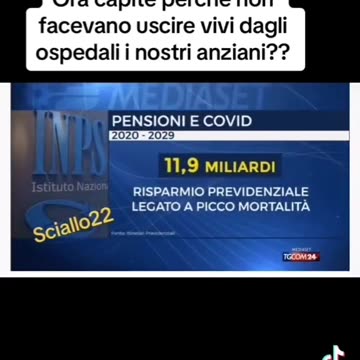 Covid: anziani e pensioni, morti e risparmio economico
