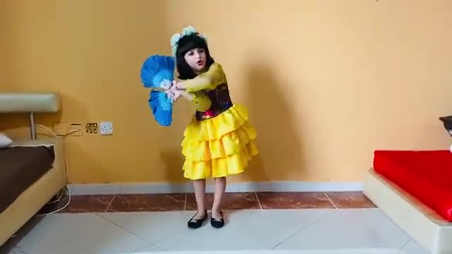 Cute French dance performance by a Little Girl Aaru..