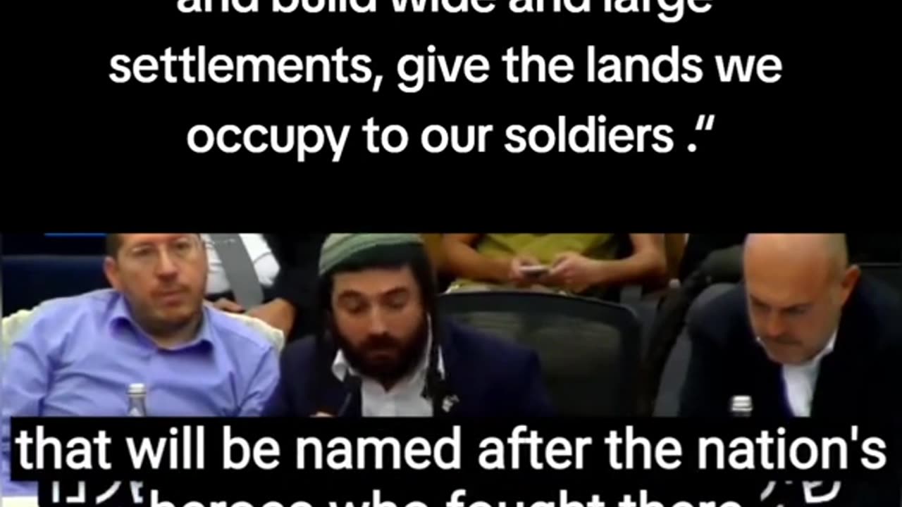 “Occupy, Annex, destroy all houses, and build wide and large settlements,