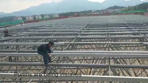 Grid structure building construction