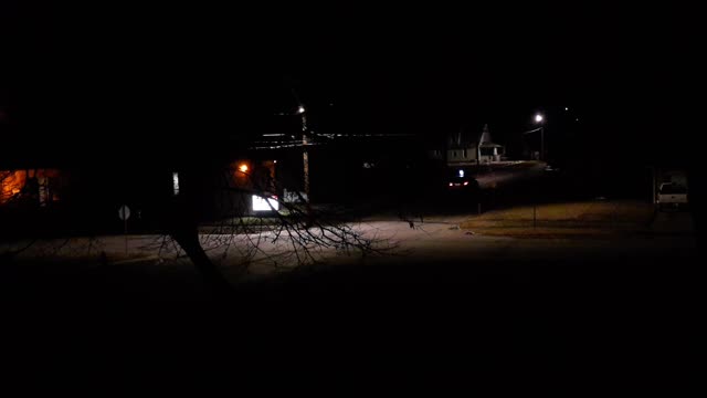 The black cat in the night...wait for it!