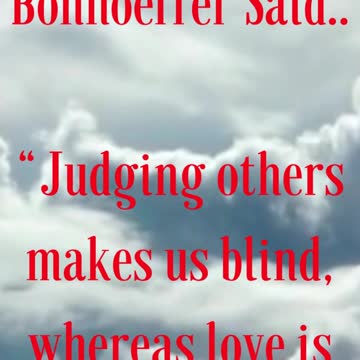 CHRISTIAN QUOTES... Dietrich Bonhoeffer Said...