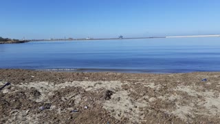 Stunning sea view on the beach waves sound