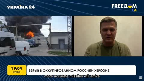 The explosions of Russian warehouses with weapons in the Kherson region are the result of the work