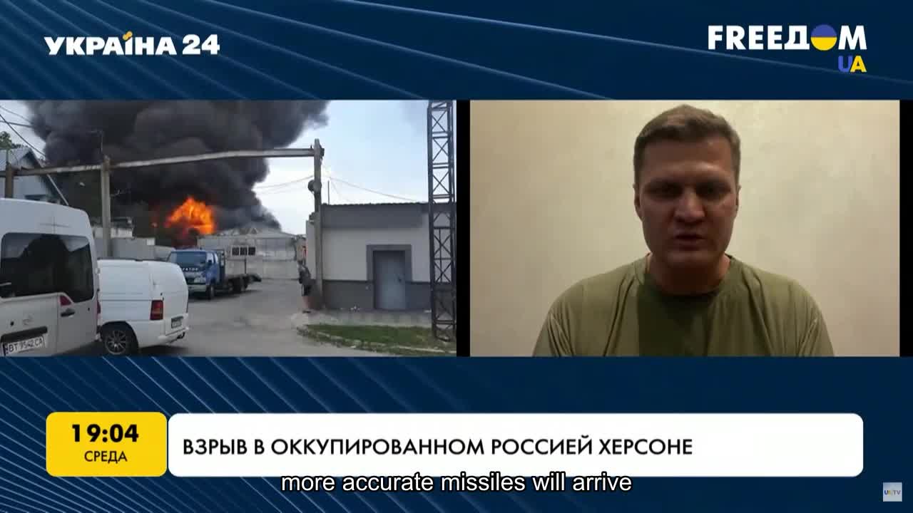 The explosions of Russian warehouses with weapons in the Kherson region are the result of the work
