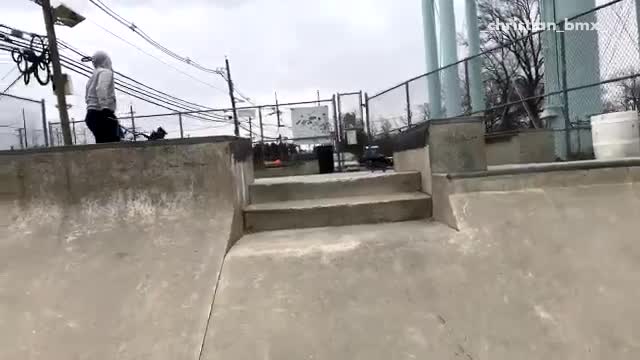 Collab copyright protection - bmx biker slips and falls