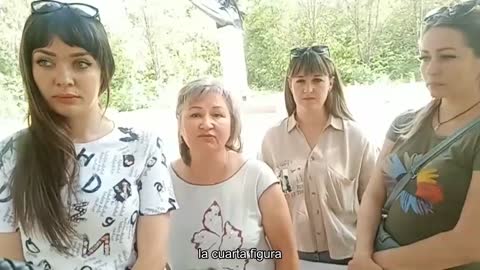 Las esposas de los mobiks cautivos de Luhansk, a quienes los líderes de la pseudorrepública querían