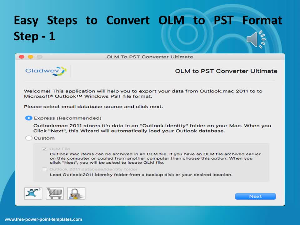 Transferring OLM to PST