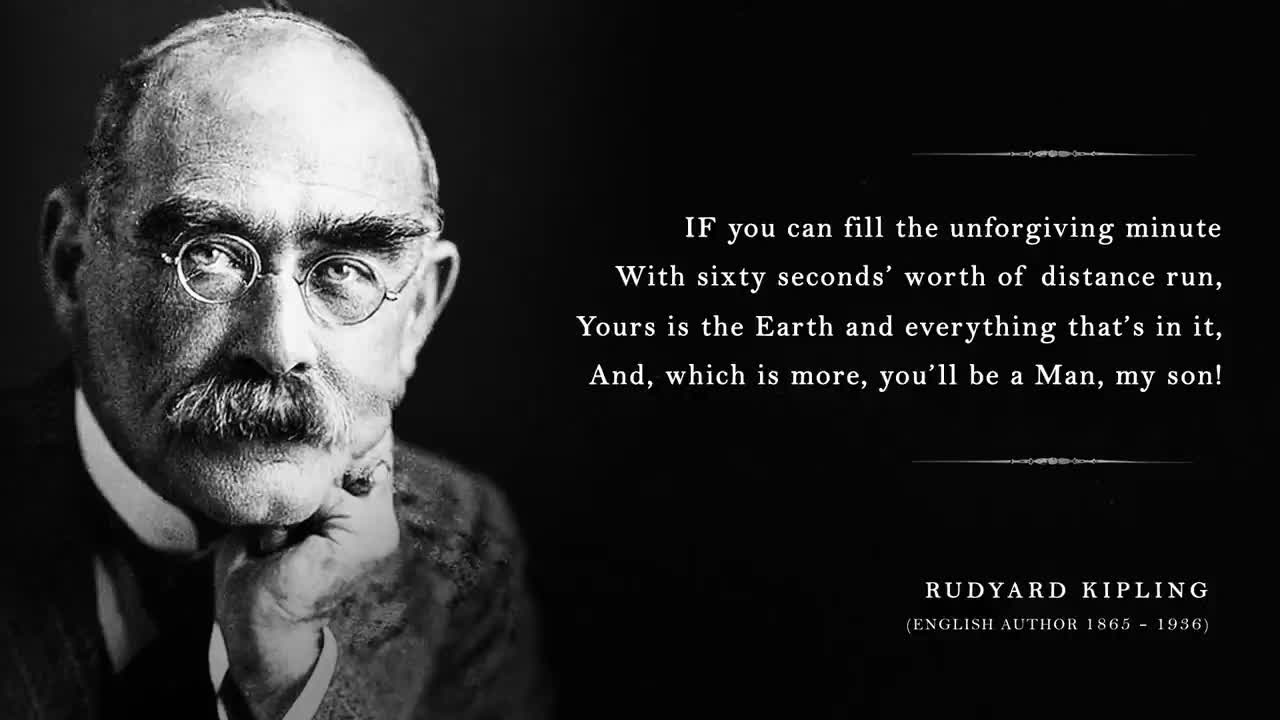 If - Rudyard kipling