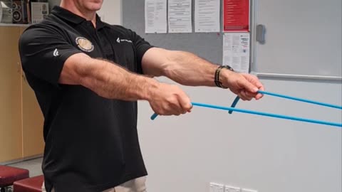 Standing Row (theraband)
