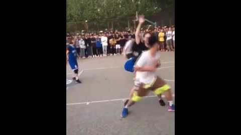 Basketball Player Is Teased By A Pro