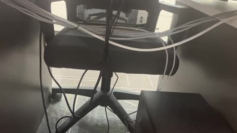 There are Internet cables under the table