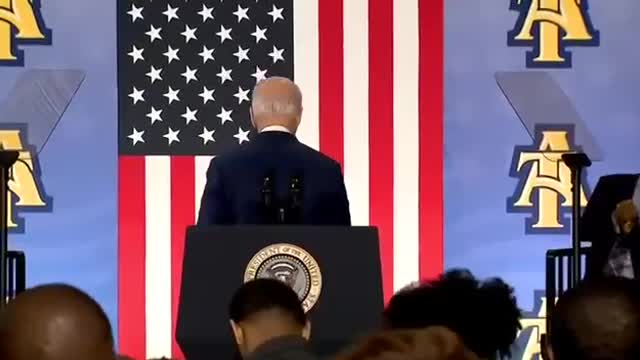 Joe Biden is in an awkward situation again