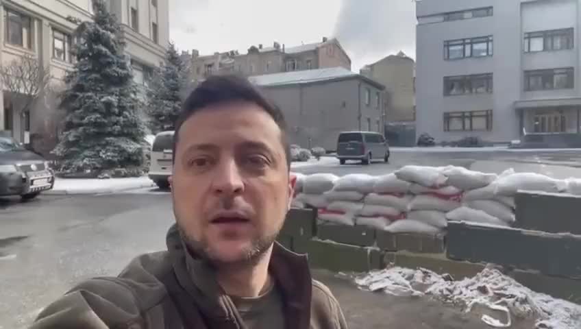 Zelensky habla a la gente