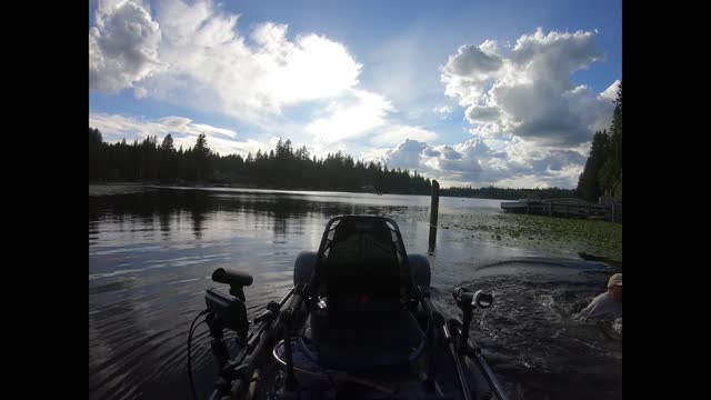 How NOT to exit your kayak!