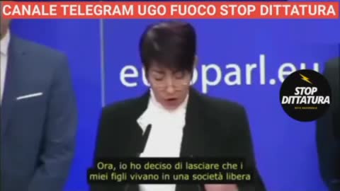 Straordinario discorso dell' Euro Parlamentare Christine Anderson
