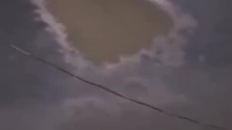 UFO IN THE CLOUDS