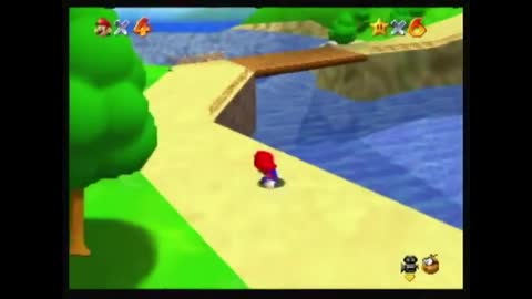 Super Mario 64 test footage