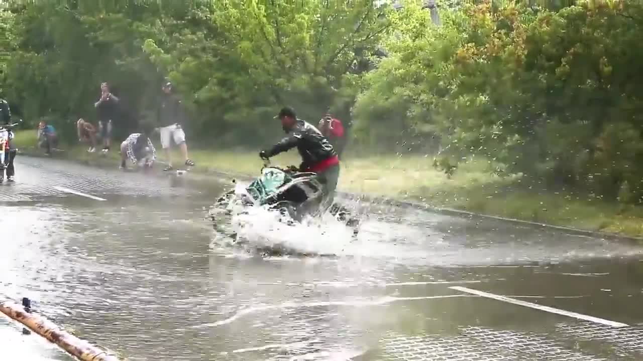 Bikers Having Fun