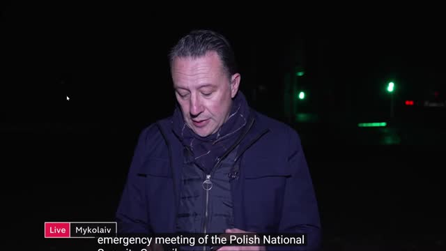 confirmed that there that missiles hadcrossed into Poland and NATO member