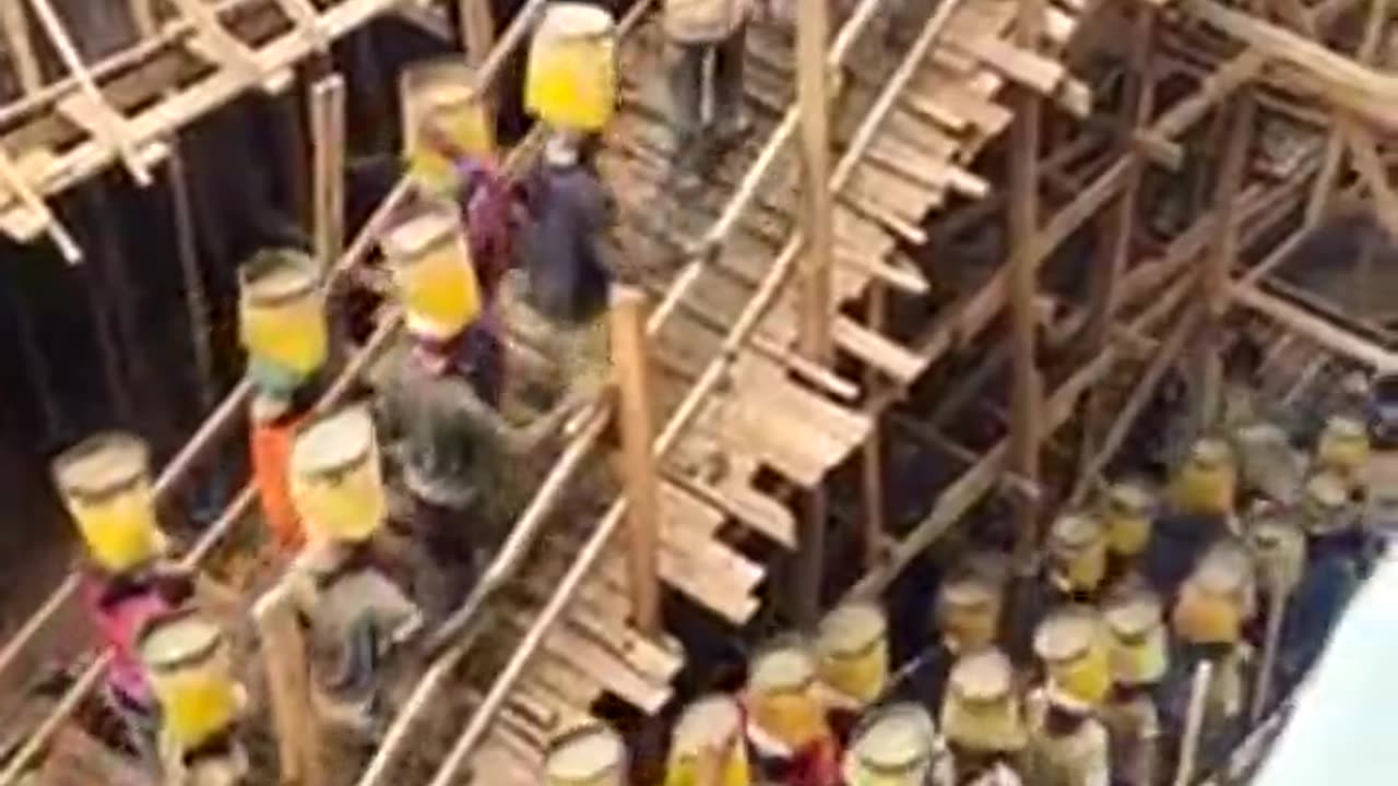 Human Concrete Pump