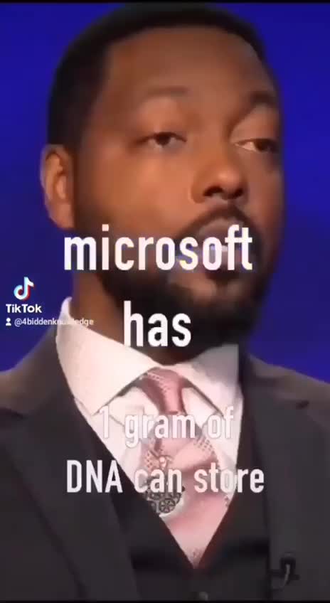 Microsoft is one of the first companies to create a DNA hard drive.