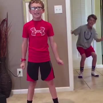 Broadway Bound Child Belts His Heart Out Not Knowing His Brother Was Behind Him