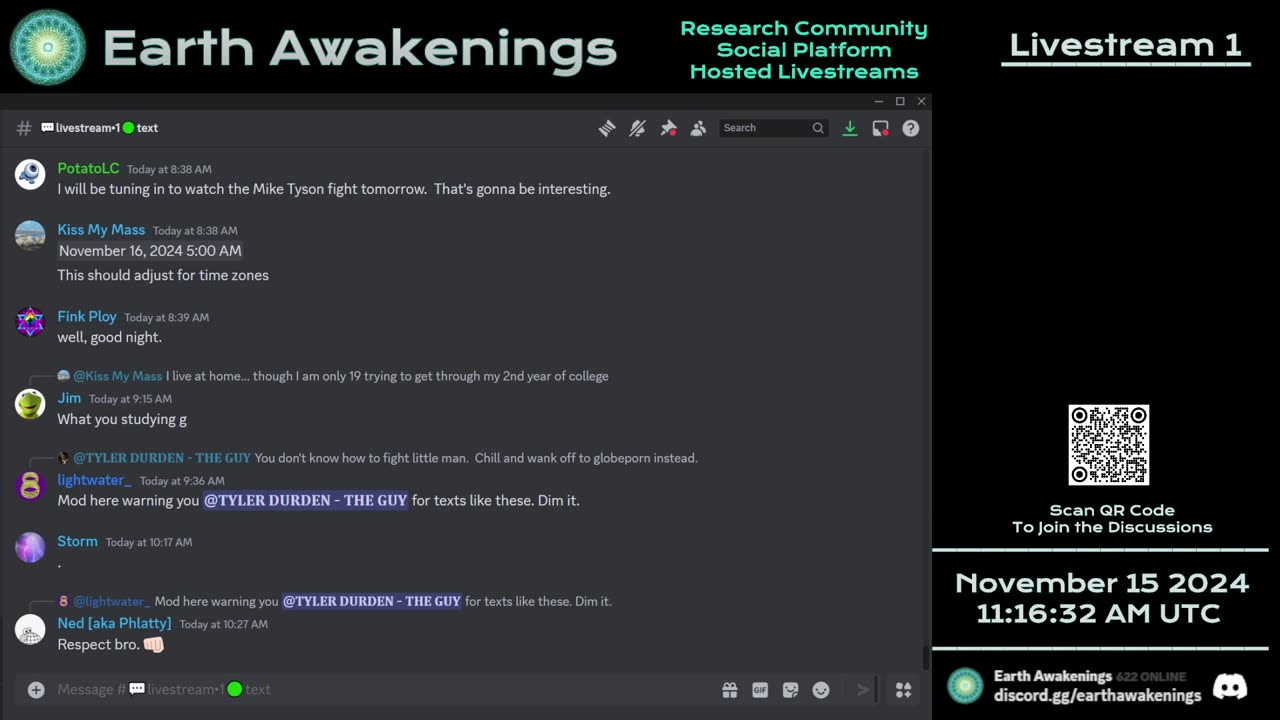 Earth Awakenings - Livestream 1 - #1990