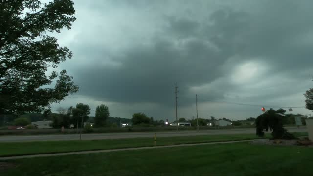 Time lapse of a storm moving