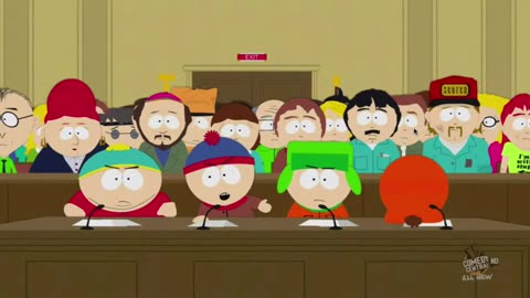 SouthPark S13e12 "fags" courtroom scene