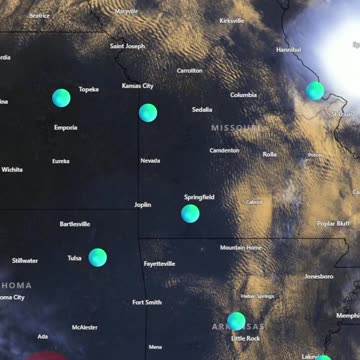 05/06/23 - Chemtrails and EMF Patterns in Cloud Cover on Satellite