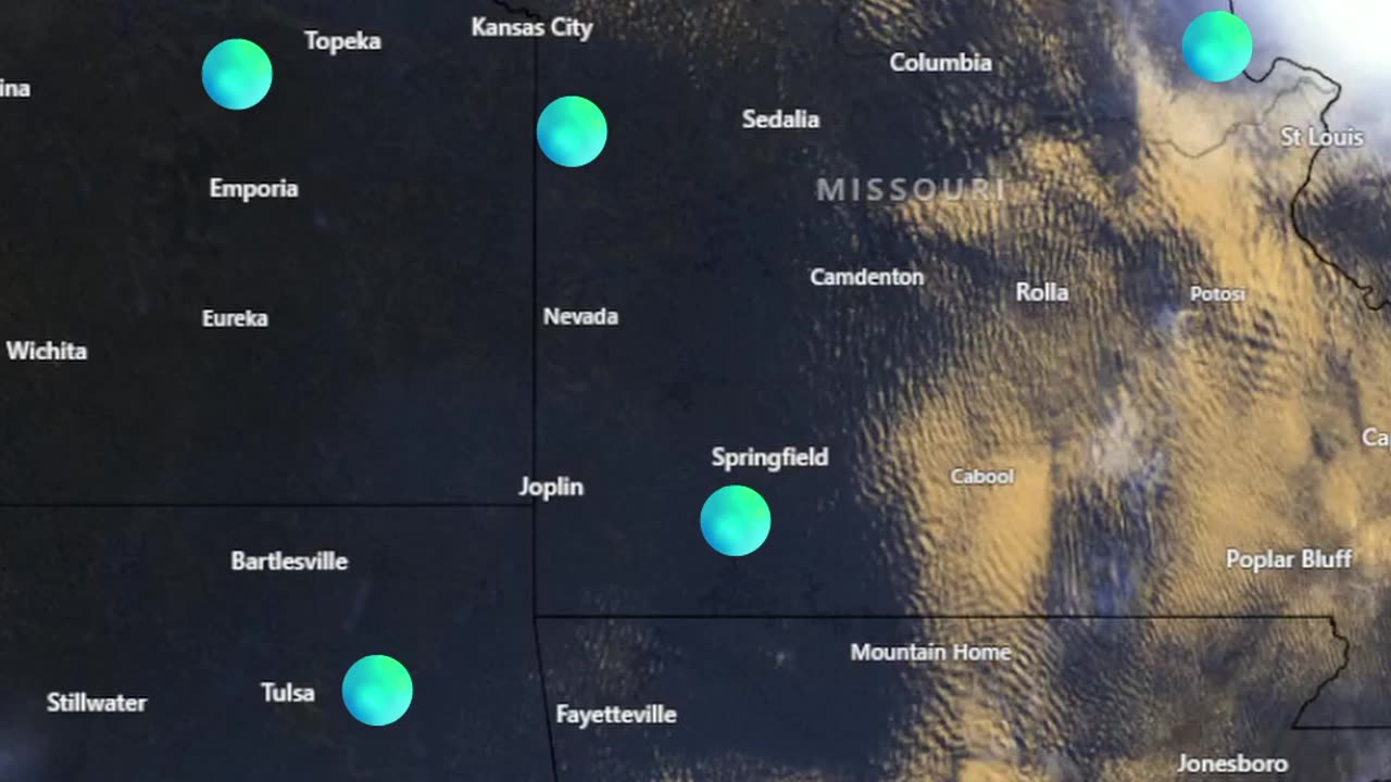 05/06/23 - Chemtrails and EMF Patterns in Cloud Cover on Satellite