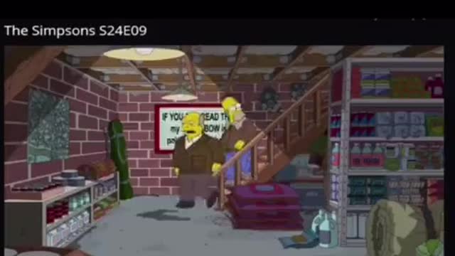 did the simpson predict something coming?